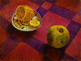 Kuzma-Petrov-vodkin-Apple-and-lemon